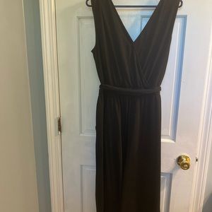 Black cropped Tile and Tru jumpsuit